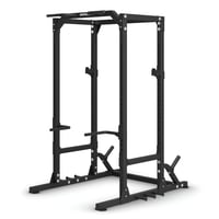 Power Rack Horizon Fitness HPR70 con Barra de Dominadas Multiagarre y 25 Posiciones de Ajuste